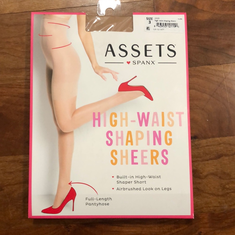 NWT Assets by Spanx high-waist shaping sheers in Nude